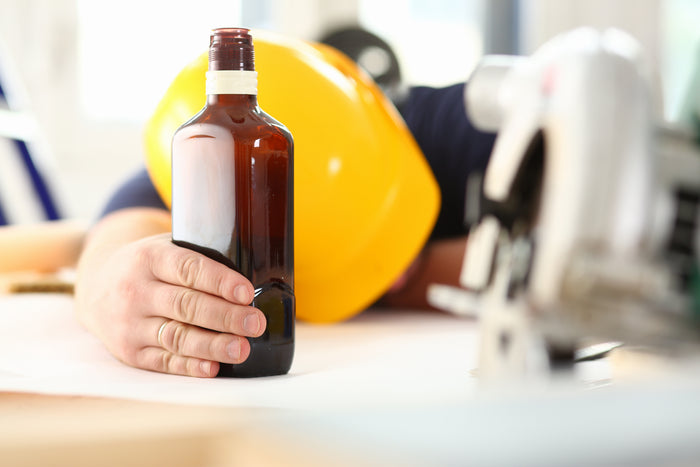 Industry worker down with alcohol abuse